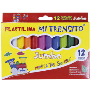 PLASTILINA JUMBO CAJA X 12