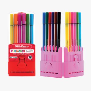 PLUMONES OE-080 TRIANGU LAVABLE ES*12