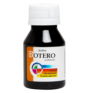 ACRILICO BOTERO X 60 ML NEGRO