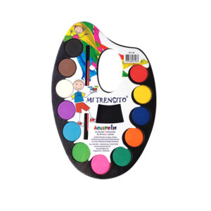 ACUARELA MI TRENSITO BASICA X 12