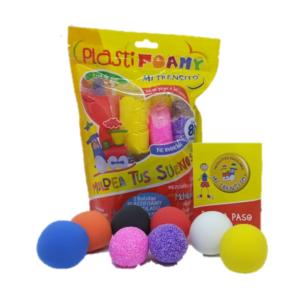 PLASTIFOAMY GRANULADO MI TRENSITO SURTIDO X 6 +2