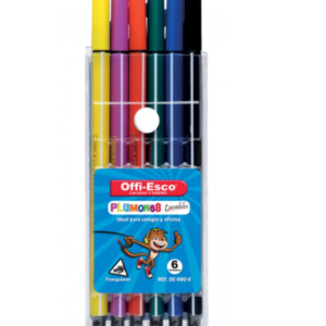 PLUMONES OE-080-6 TRIANGU LAVABLE ES*6