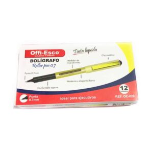 BOLIGRAFO OE-020 ROLLER TINTA DE GEL CAJA X 12