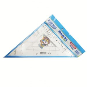 ESCUADRA LINEA AZUL 45°X32 CMS Y 45°X11CMS