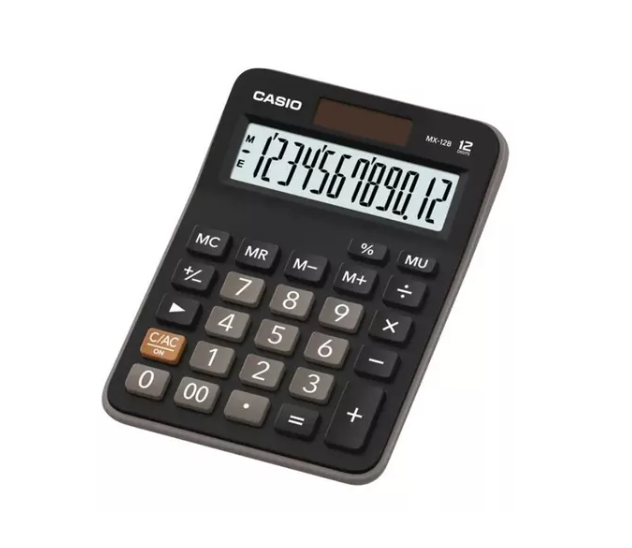 Calculadora Casio Negra 8 Dígitos MX-8B – Online