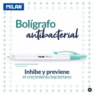 ESFERO RETRACTIL MILAN ANTIBACTERIAL