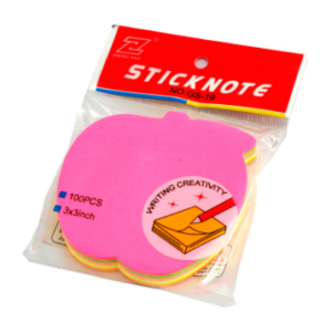 NOTAS ADHESIVAS DE FIGURAS X 100 HJS