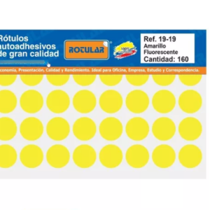 ROTULOS 19-19 AMARILLO FLUORESCENTE