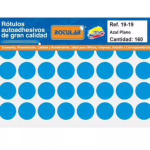 ROTULOS 19-19 AZUL PLANO
