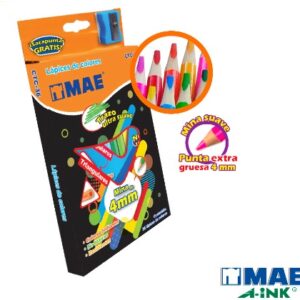 COLOR MAE UNIPUNTA TRIANGUALR 4MM CAJA X 36