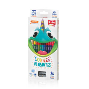 COLORES SCRIBE DOBLE PUNTA 13X26