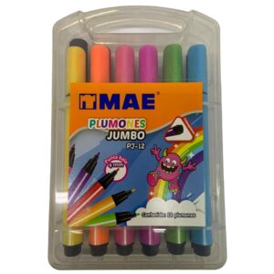PLUMON JUMBO MAE PUNTA FINA ESTUCHE X12