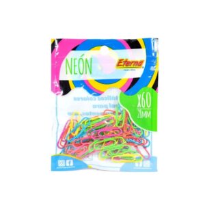 CLIP NEON ETERNA PQT X 60 ET620