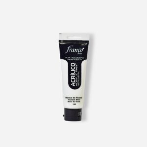 PINTURA ACRILICA PROFESIONAL FRANCO X 100 ML BLANCO DE TITANIO