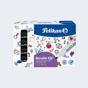 MARCADOR BORRABLE PELIKAN 426 NEGRO CJ X 10