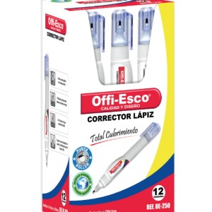 CORRECTOR EN LAPIZ OE-250 LAPIZ OFFI-ESCO X12 CAJA