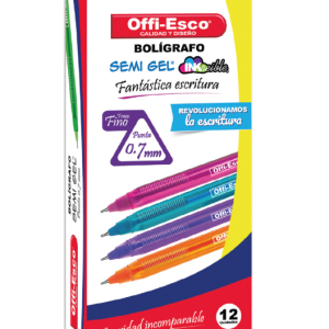 ESFERO OE-077F SEMI GEL 0.7 CAJA