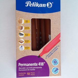 MARCADOR PERMANENTE PELIKAN 418 CAFE